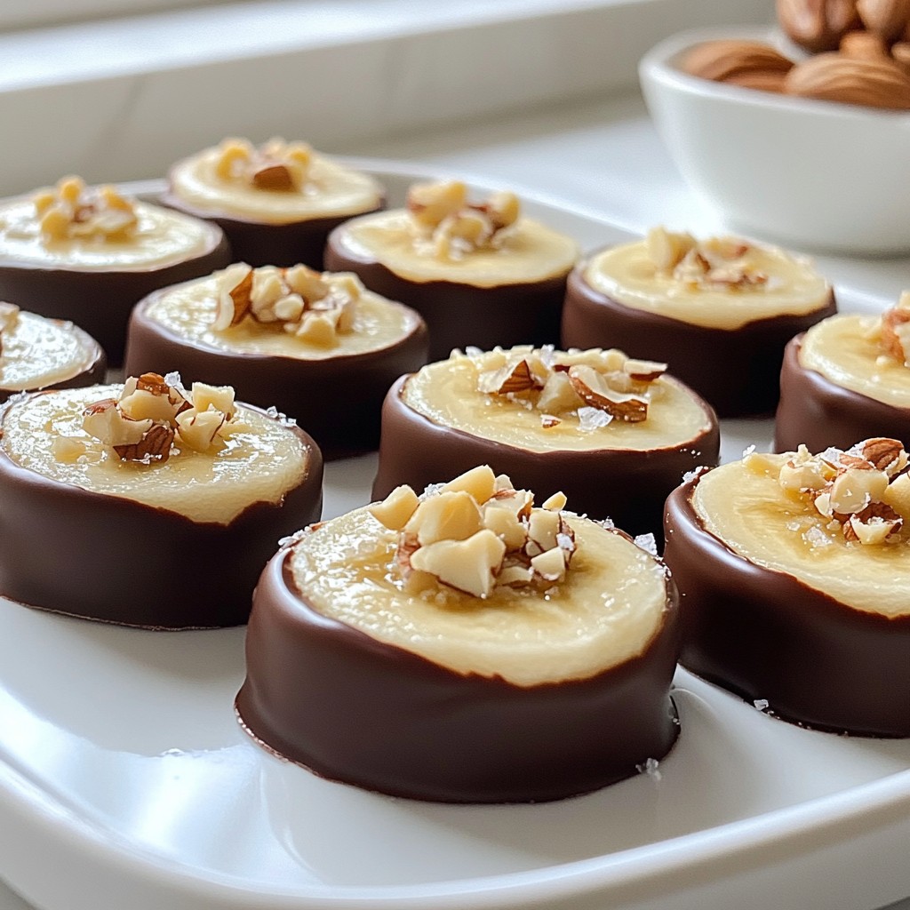 Chocolate Covered Banana Bites Simple and Tasty Treat