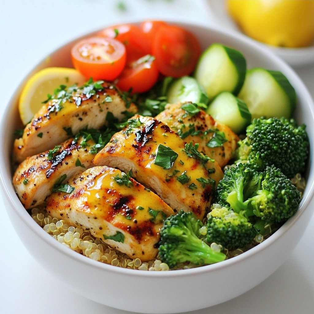 Meal Prep Dinners Ginger Herb Chicken Quinoa Bowls