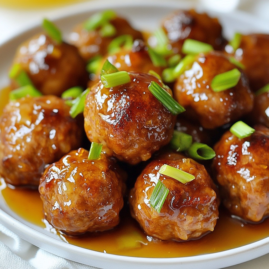 Sticky Honey Garlic Meatballs Flavorful and Easy Recipe