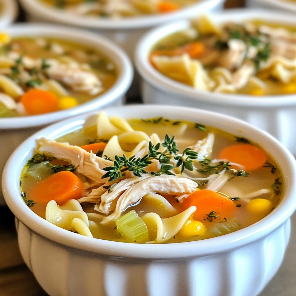 Instant Pot Chicken Noodle Soup Quick and Easy Recipe