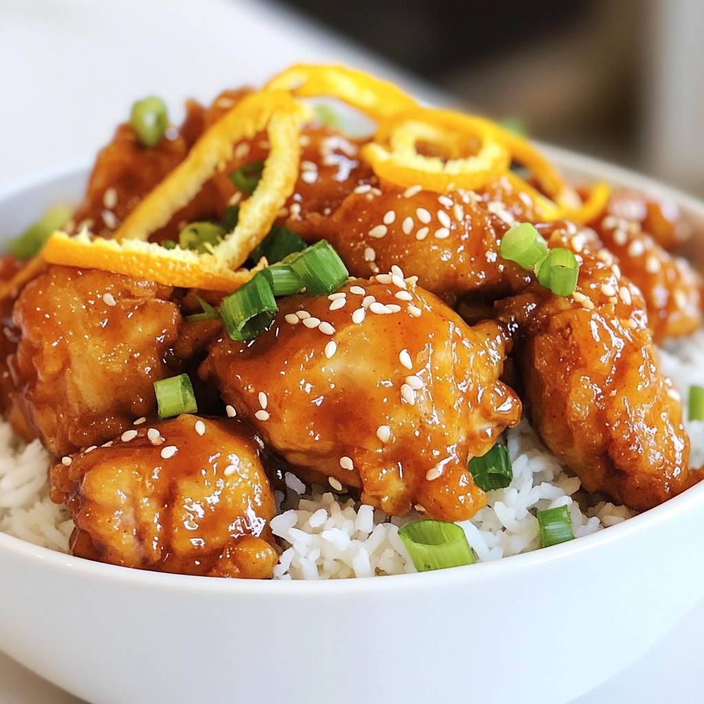Sticky Orange Chicken Flavorful and Easy Delight