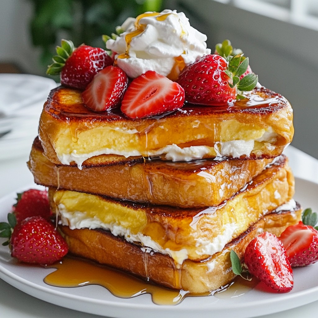 Strawberry Cheesecake French Toast Delightful Recipe