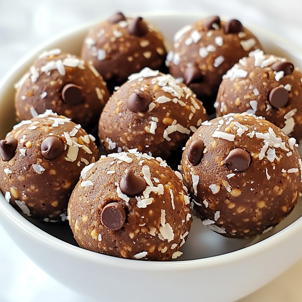 Chocolate Peanut Butter Protein Balls Easy Snack Recipe