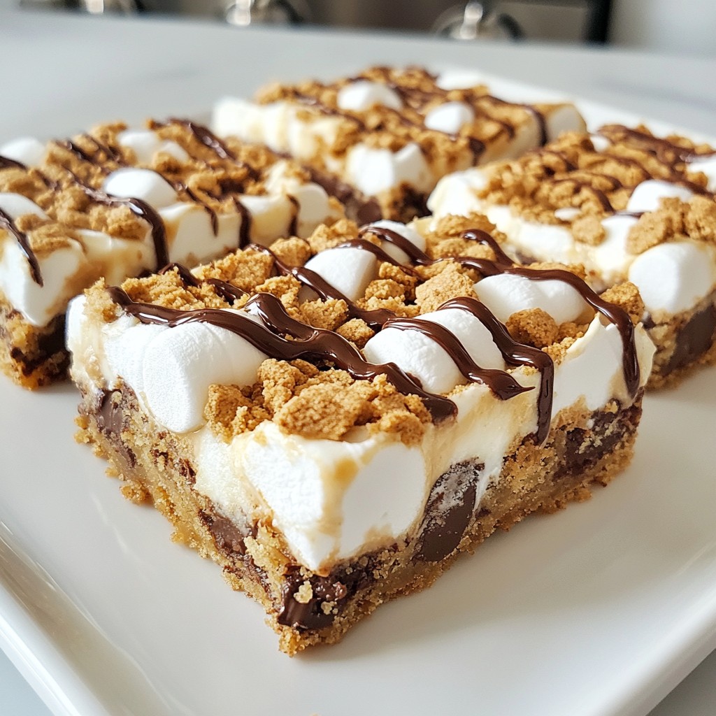 Smores Cookie Bars Delightful and Easy to Bake