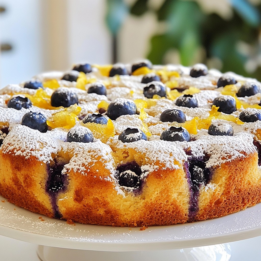 Blueberry Lemon Ricotta Cake Delightful and Easy Recipe