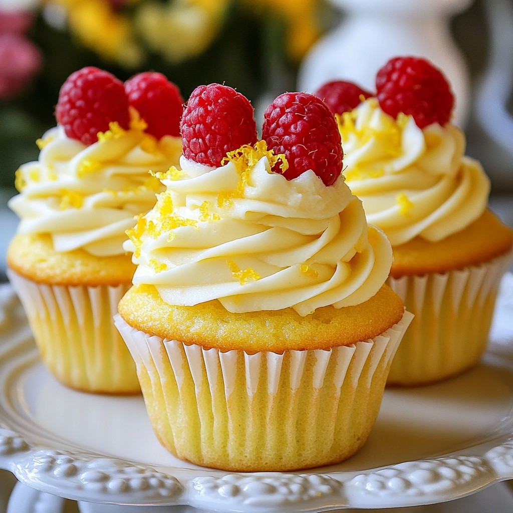 Raspberry Lemonade Cupcakes Delightful and Easy Recipe