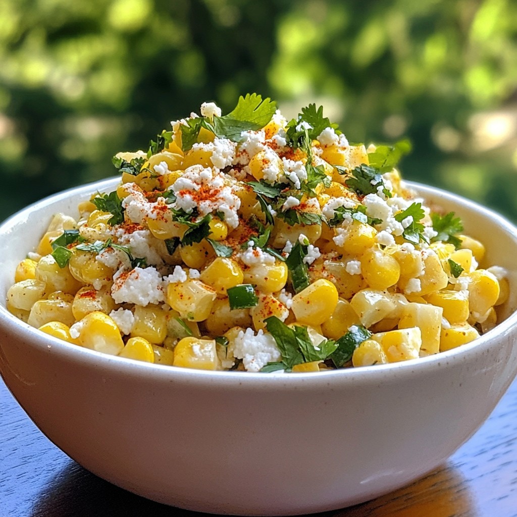 Mexican Street Corn Salad Flavorful and Easy Recipe