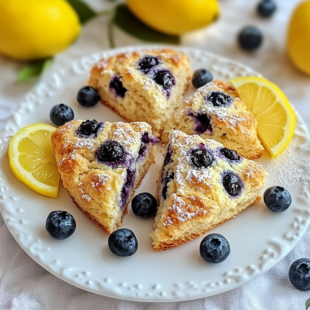 Blueberry Lemon Ricotta Scones Flavorful and Easy Treat