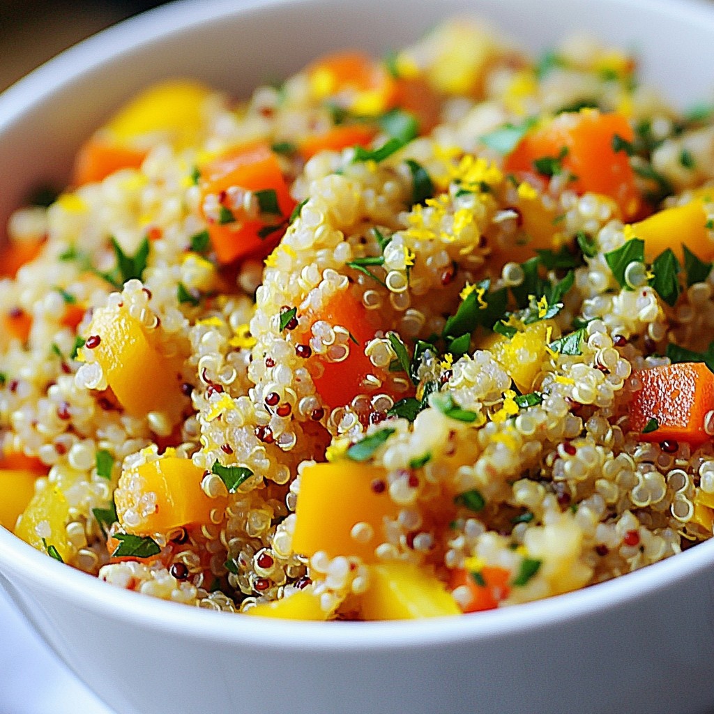 Lemon Herb Quinoa Pilaf Flavorful and Easy Recipe