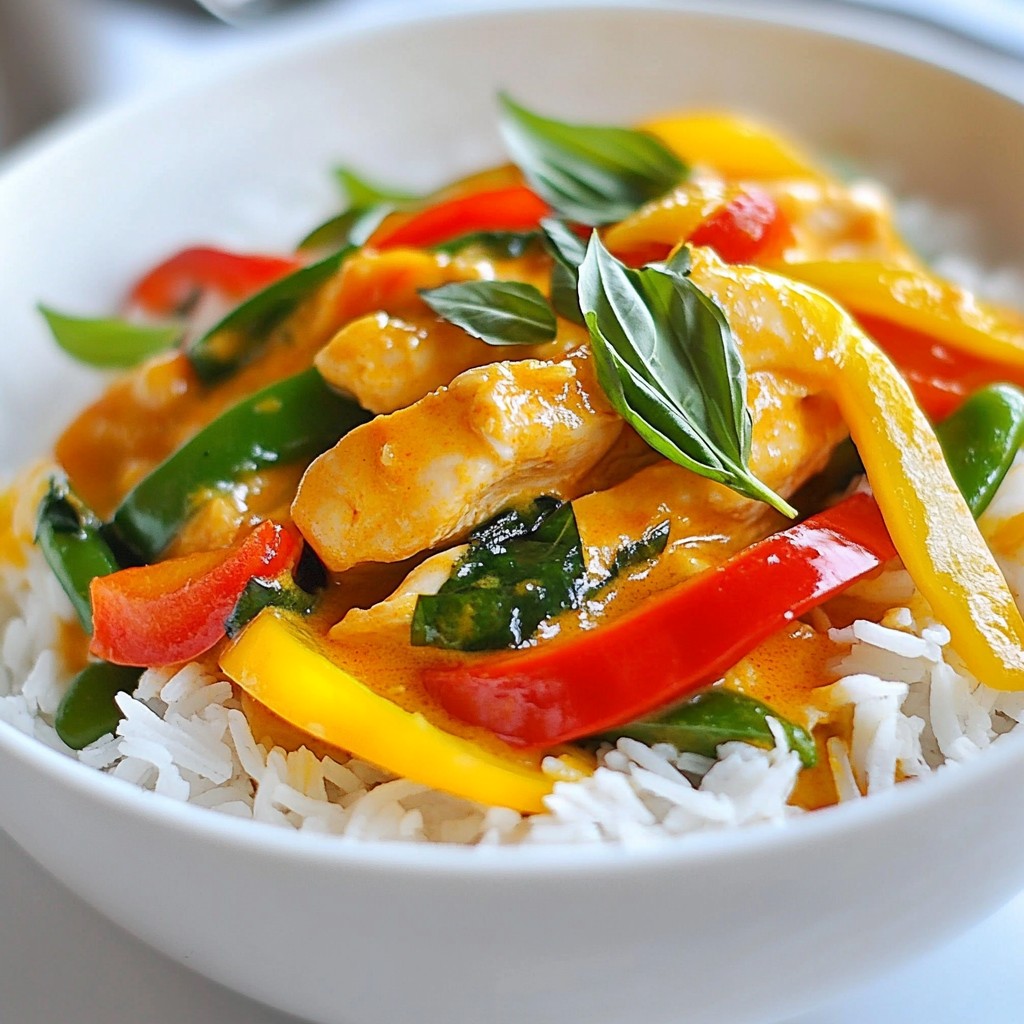 Thai Red Curry Chicken Flavorful and Easy Recipe