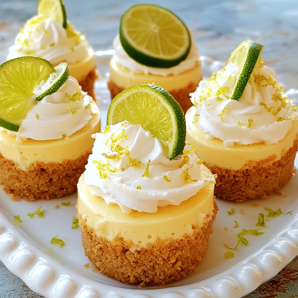 Key Lime Cheesecake Bites Irresistible Dessert Treat