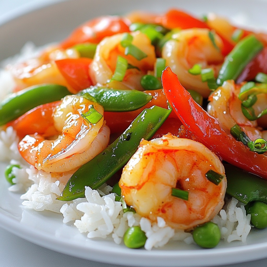 Quick Dinners Spicy Garlic Shrimp Stir Fry Delight