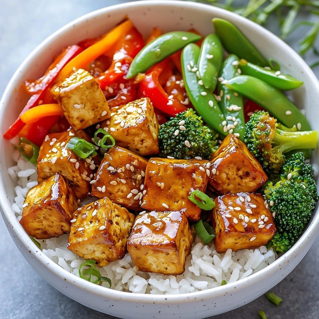 Meal Prep Dinners Ginger Garlic Tofu Stir Fry Recipe