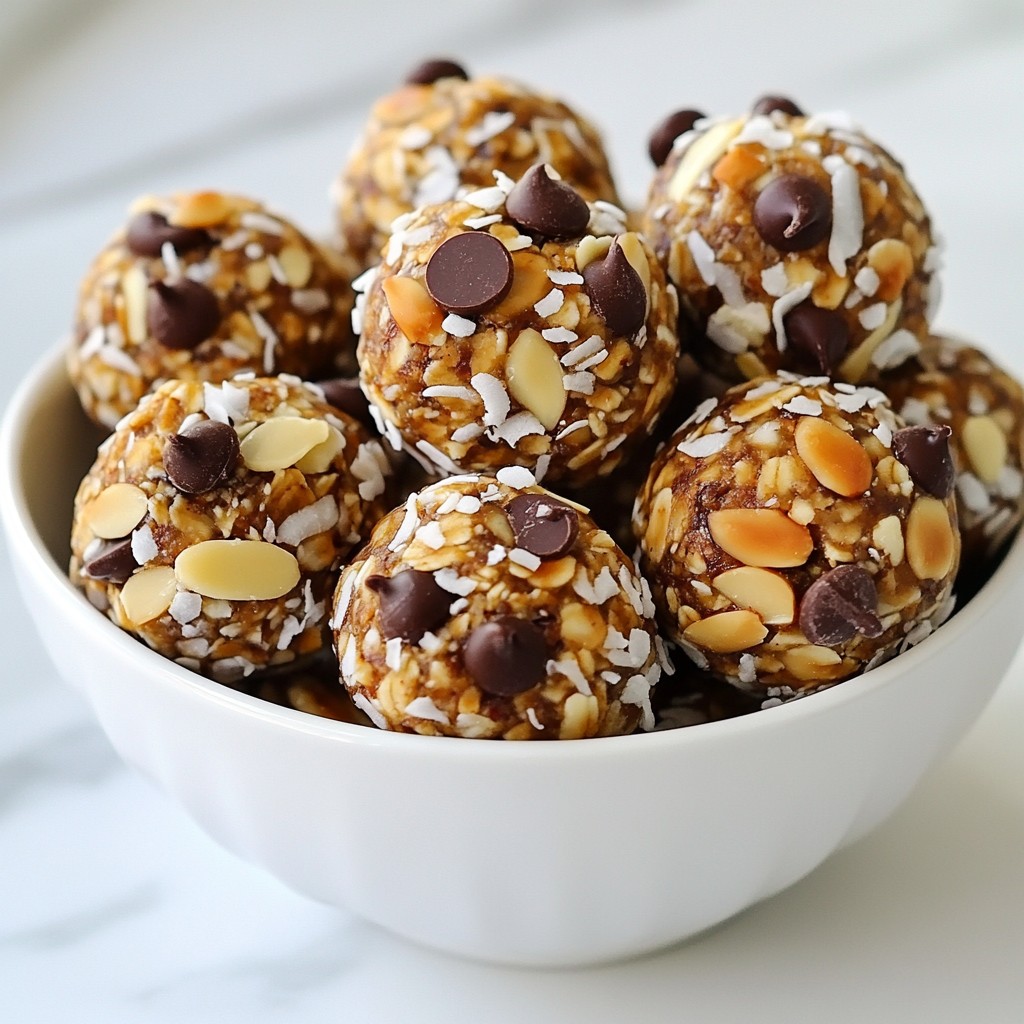 Almond Joy Energy Balls Tasty and Nutritious Treat