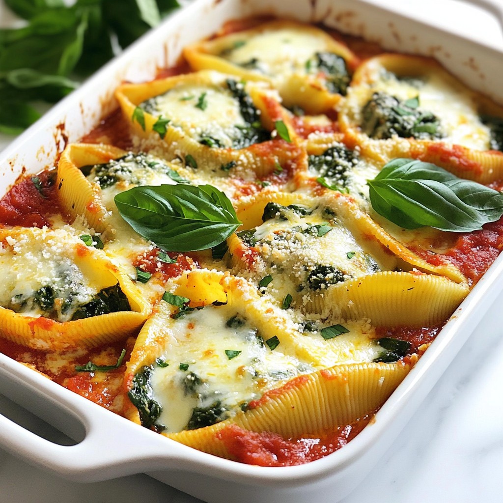 Spinach Ricotta Stuffed Shells Flavorful Dinner Idea