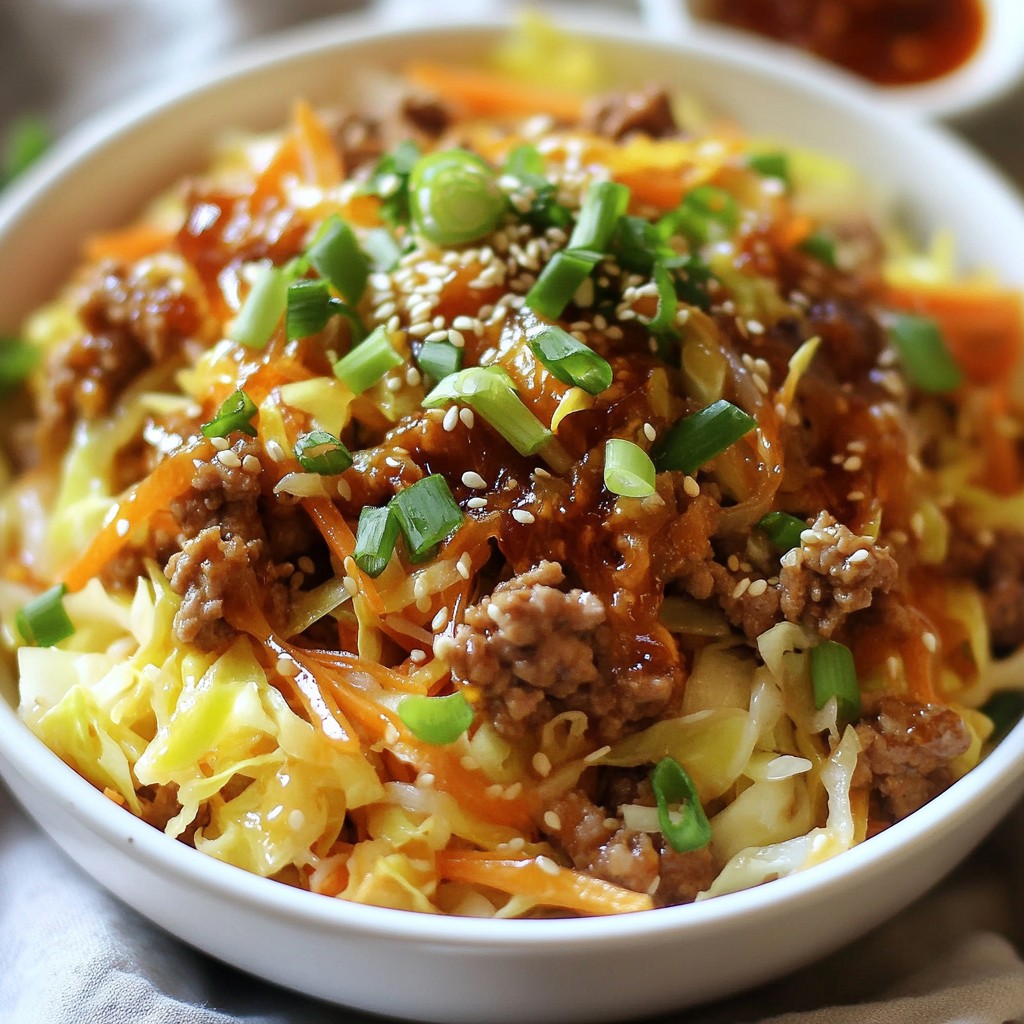 Egg Roll in a Bowl Flavorful and Easy Dinner Recipe