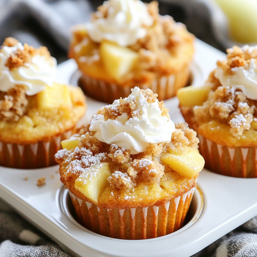 Cinnamon Apple Crumble Muffins Simple and Tasty Recipe