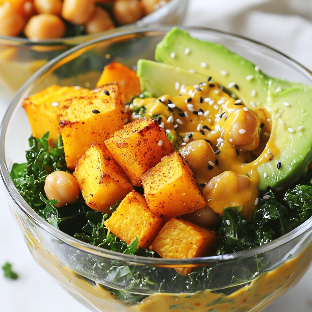 Meal Prep Dinners Sweet Potato and Kale Bowls Recipe