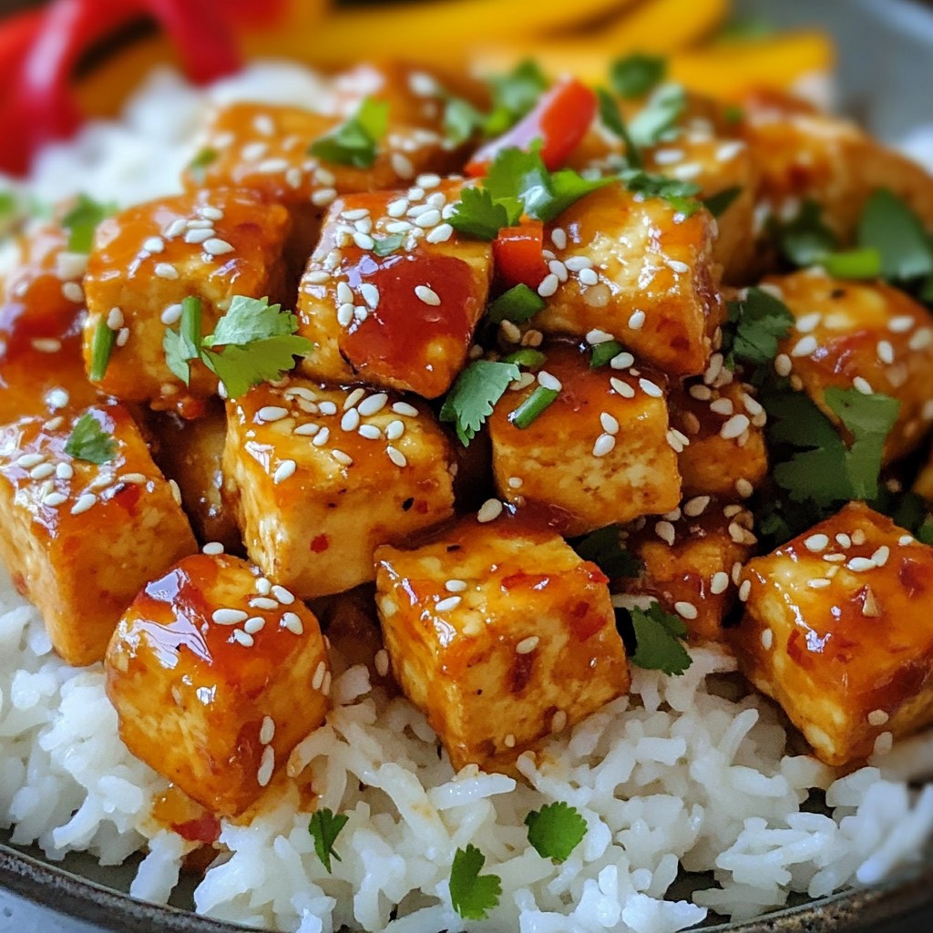 Sweet Chili Garlic Tofu Quick and Flavorful Recipe