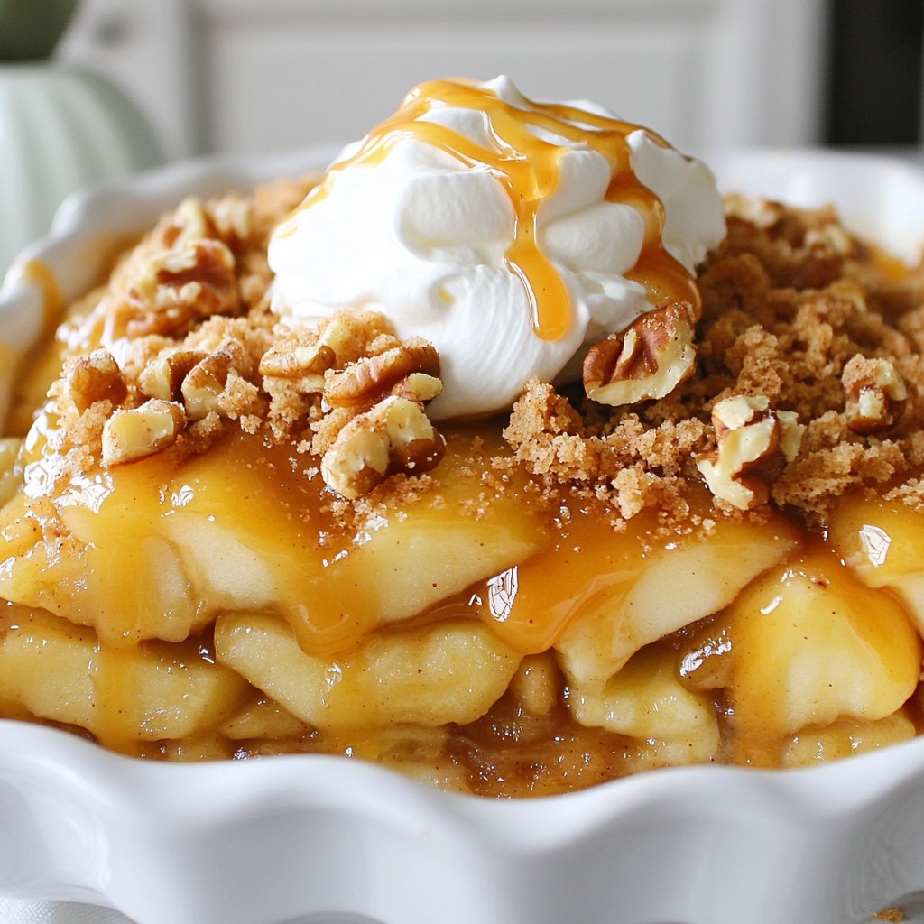 Caramel Apple Dump Cake Irresistible Fall Dessert