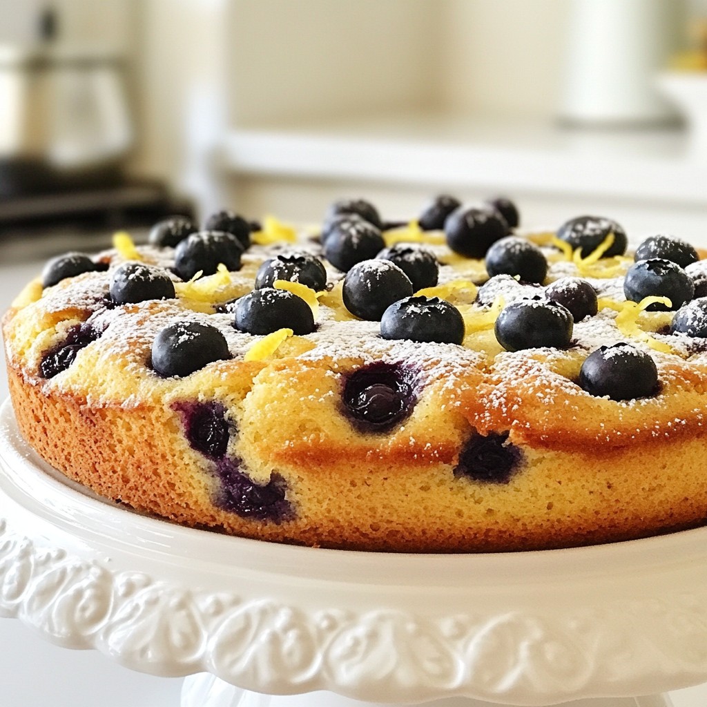 Lemon Blueberry Ricotta Cake Scrumptious and Easy Recipe