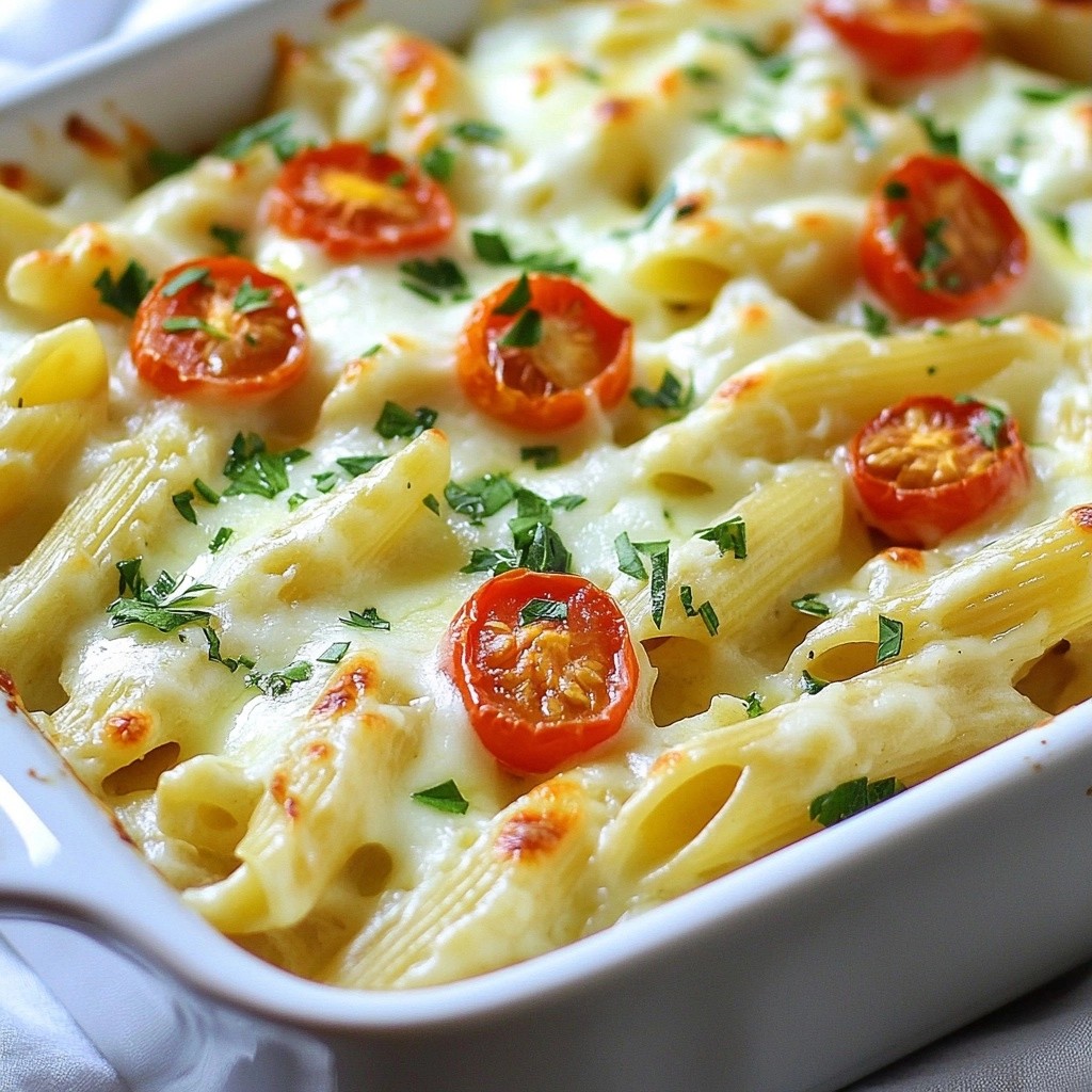 Family Dinners Creamy Lemon Herb Pasta Bake Recipe