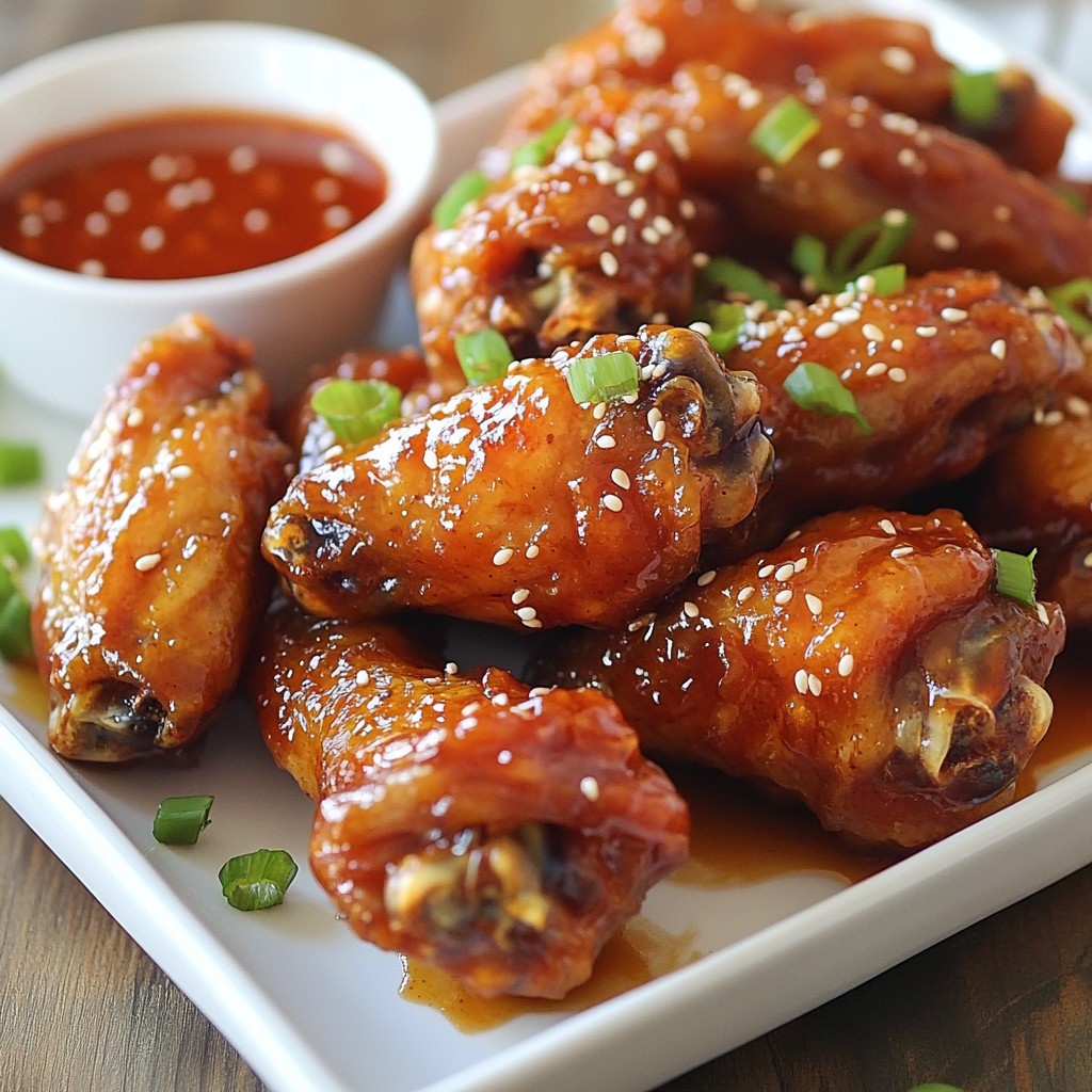 Honey Sriracha Chicken Wings Flavorful and Easy Recipe
