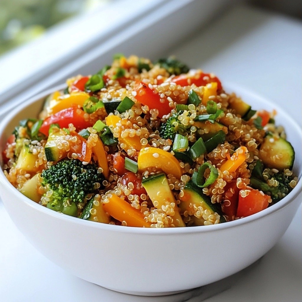 Meal Prep Dinners Spicy Quinoa Veggie Stir Fry Delight