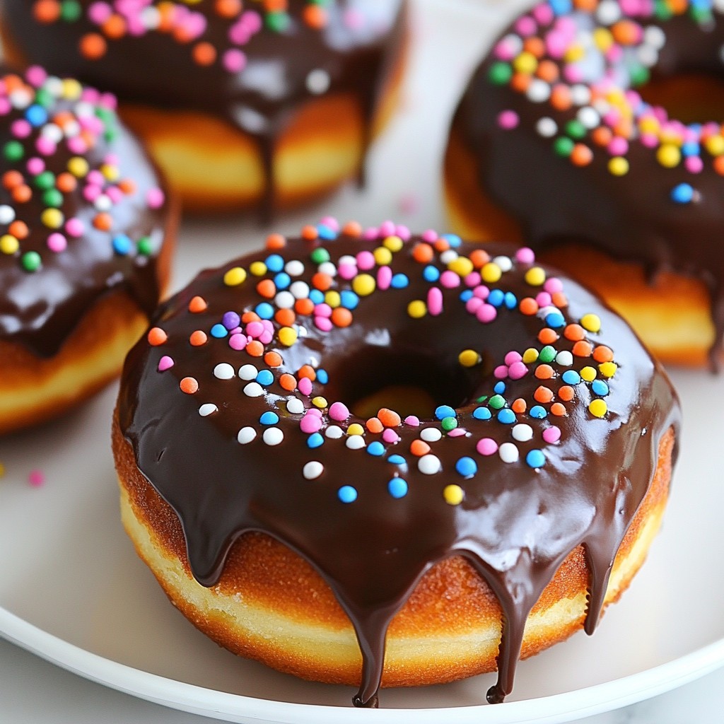 Chocolate Sprinkle Donuts Irresistible Homemade Delight