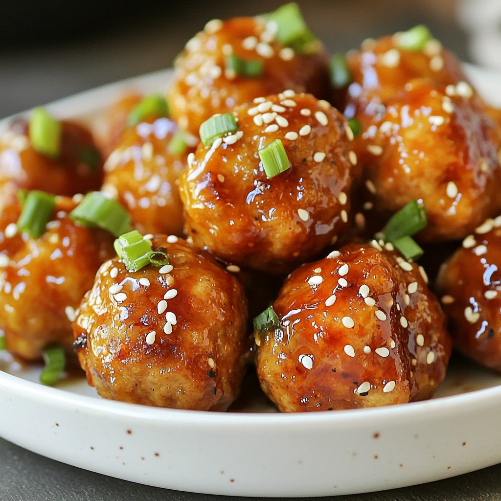 Honey Sriracha Meatballs Flavorful and Easy Recipe