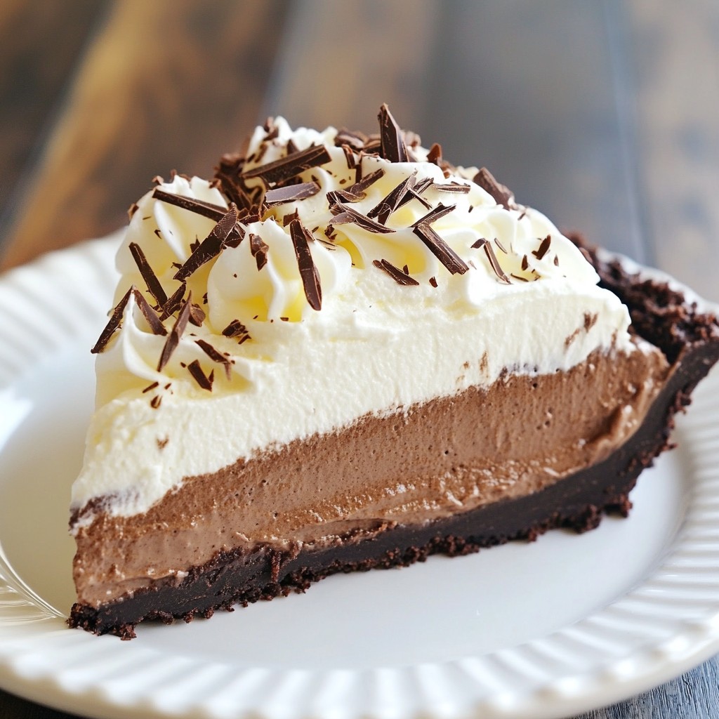 Chocolate Mocha Icebox Pie Simple Yet Delicious Treat