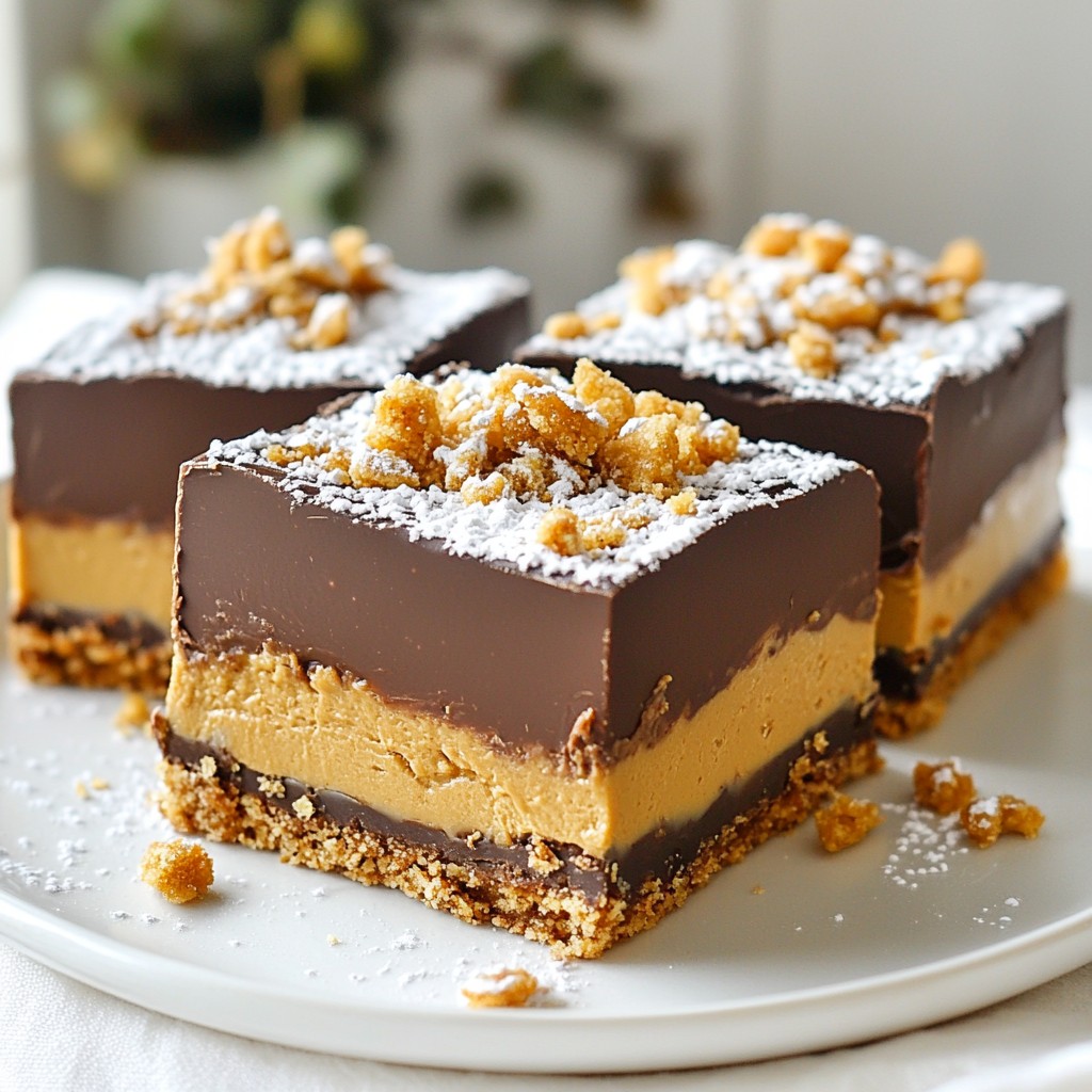 No-Bake Cookie Butter Bars Quick and Easy Recipe