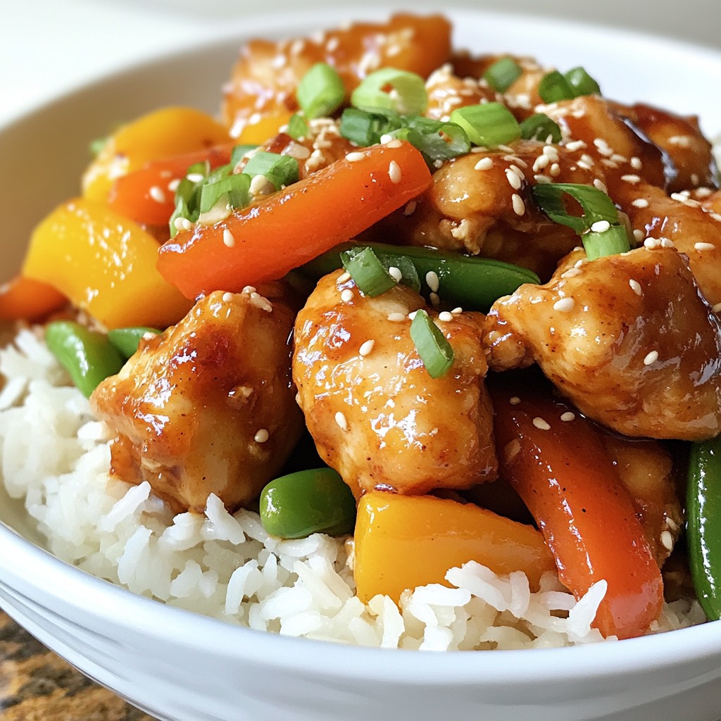Spicy Orange Chicken Stir Fry Quick and Easy Recipe