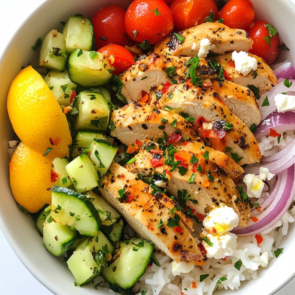 Greek Chicken Bowls Flavorful and Easy Meal Prep