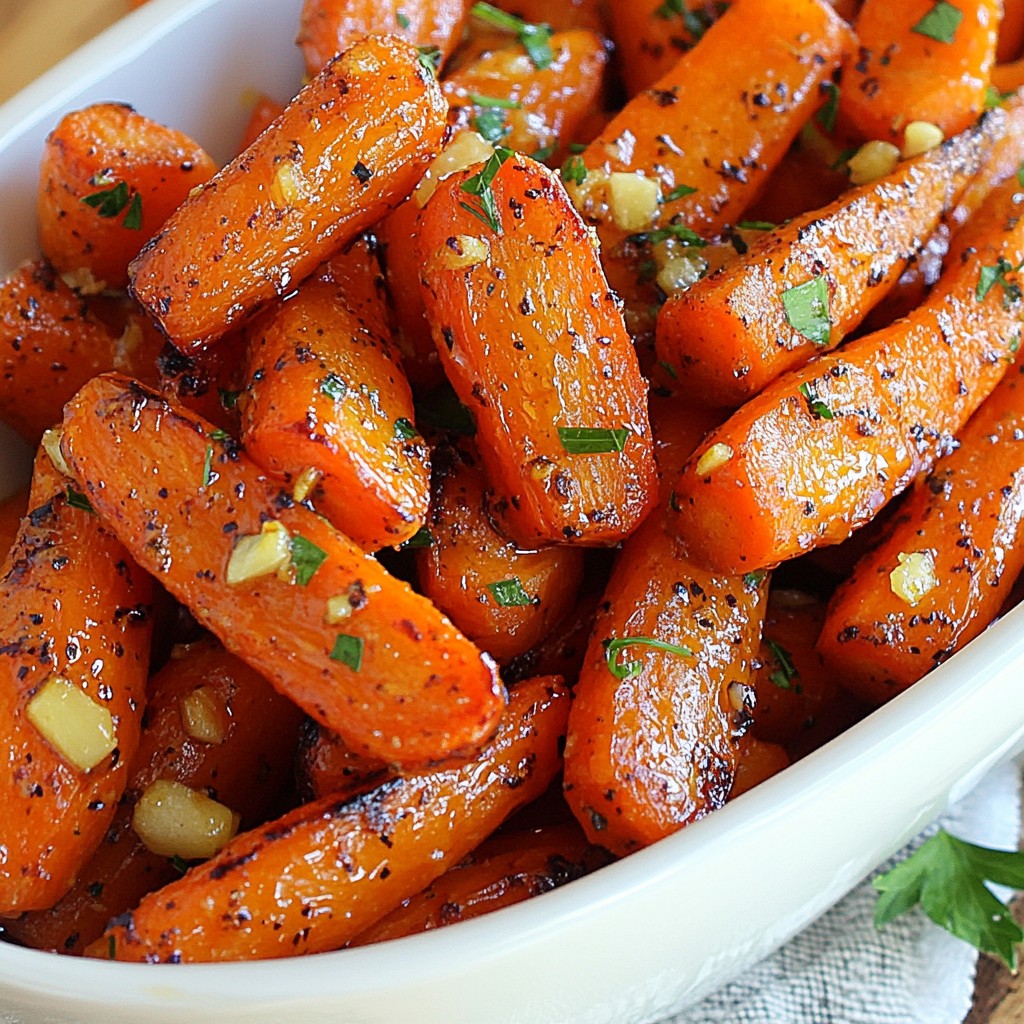 Honey Garlic Roasted Carrots Flavorful and Easy Recipe